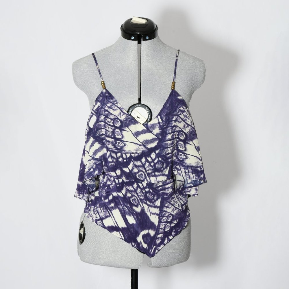 Butterfly top with spaghetti straps